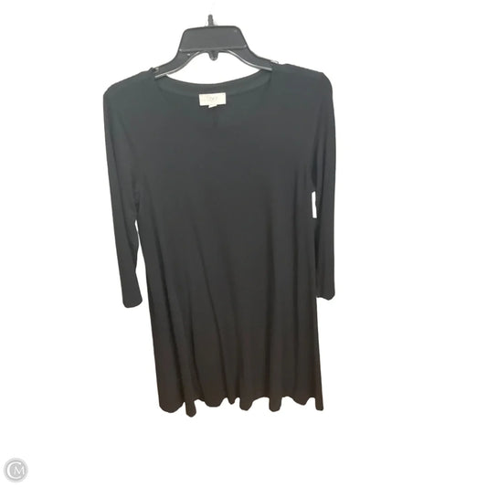 Dress Casual Midi By Loft In Black, Size: M