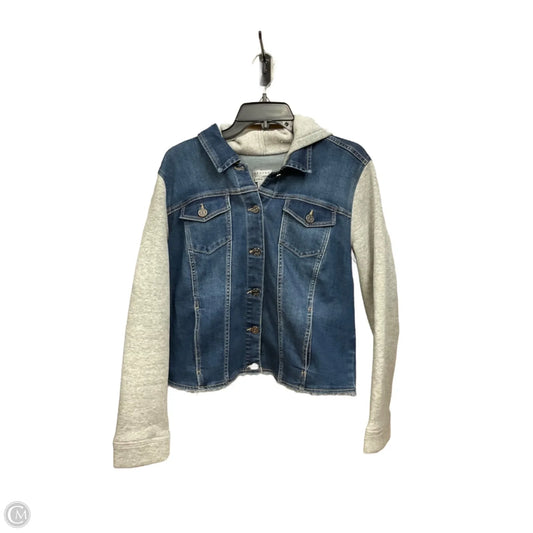 Jacket Denim By Susan Graver In Blue Denim, Size: M