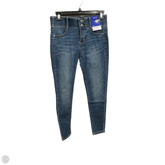 Jeans Skinny By Apt 9 In Blue Denim, Size: 2