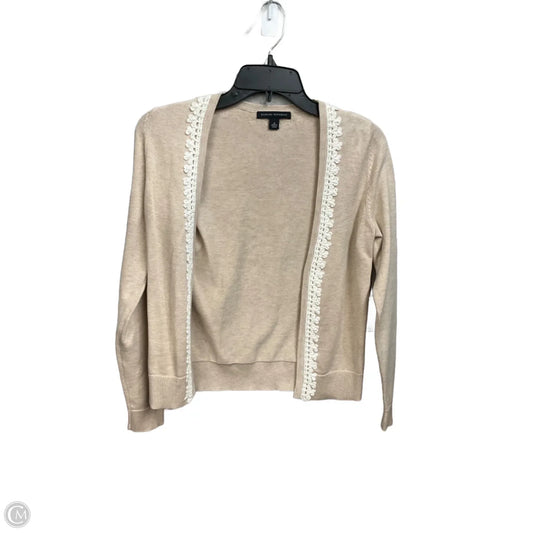 Cardigan By Banana Republic In Tan & White, Size: S