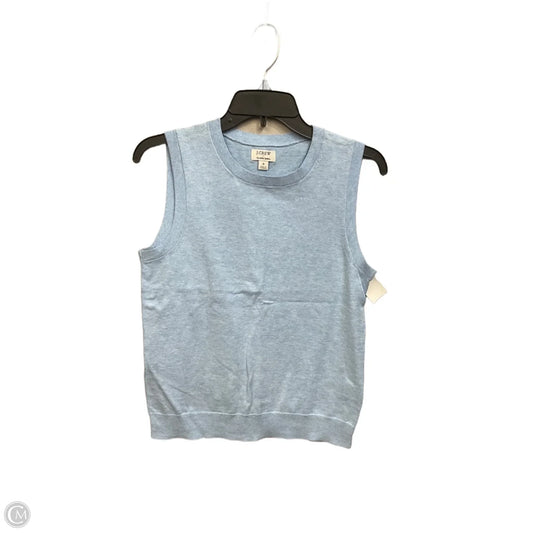 Top Sleeveless By J. Crew In Blue, Size: S