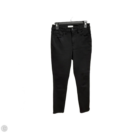 Jeans Skinny By Good American In Black Denim, Size: 6