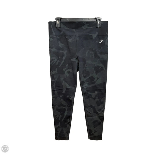 Athletic Leggings By Gym Shark In Camouflage Print, Size: Xl