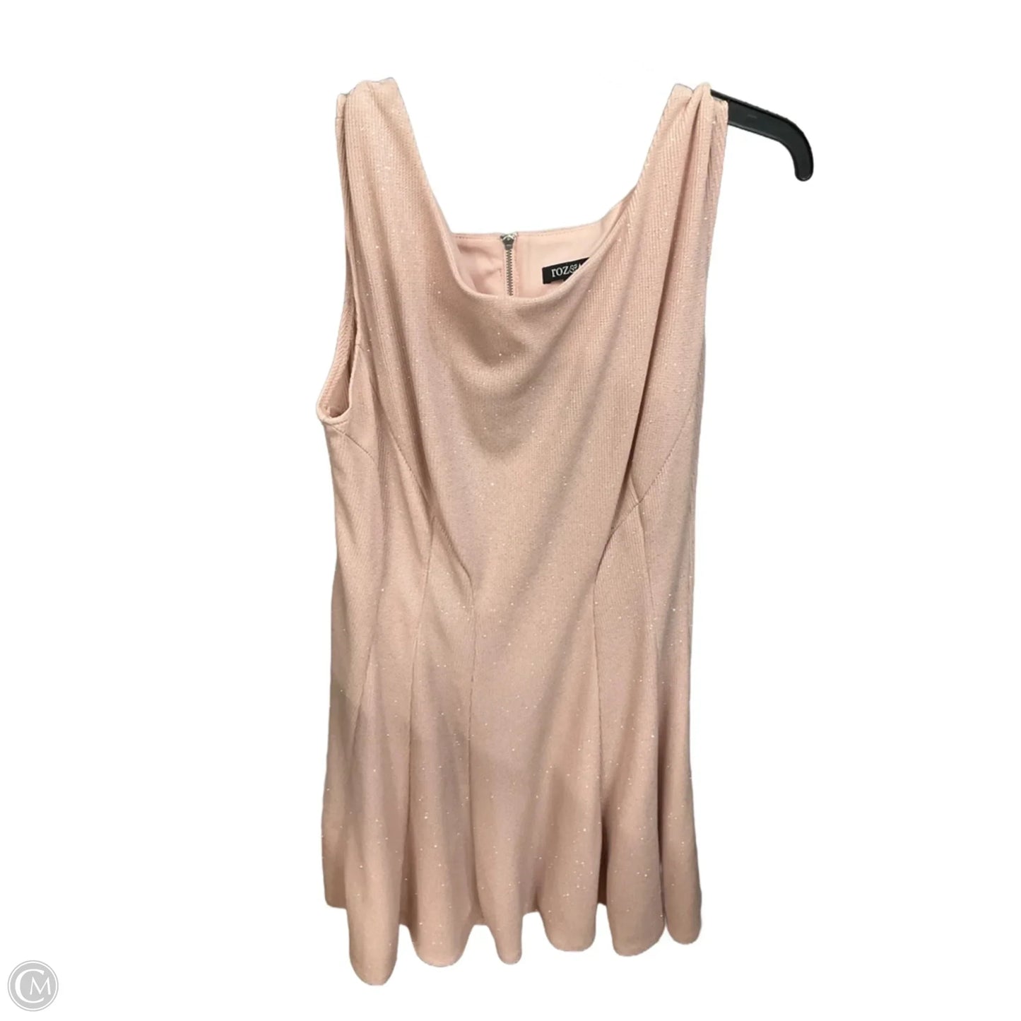 Dress Casual Midi By Roz And Ali In Pink, Size: Xl