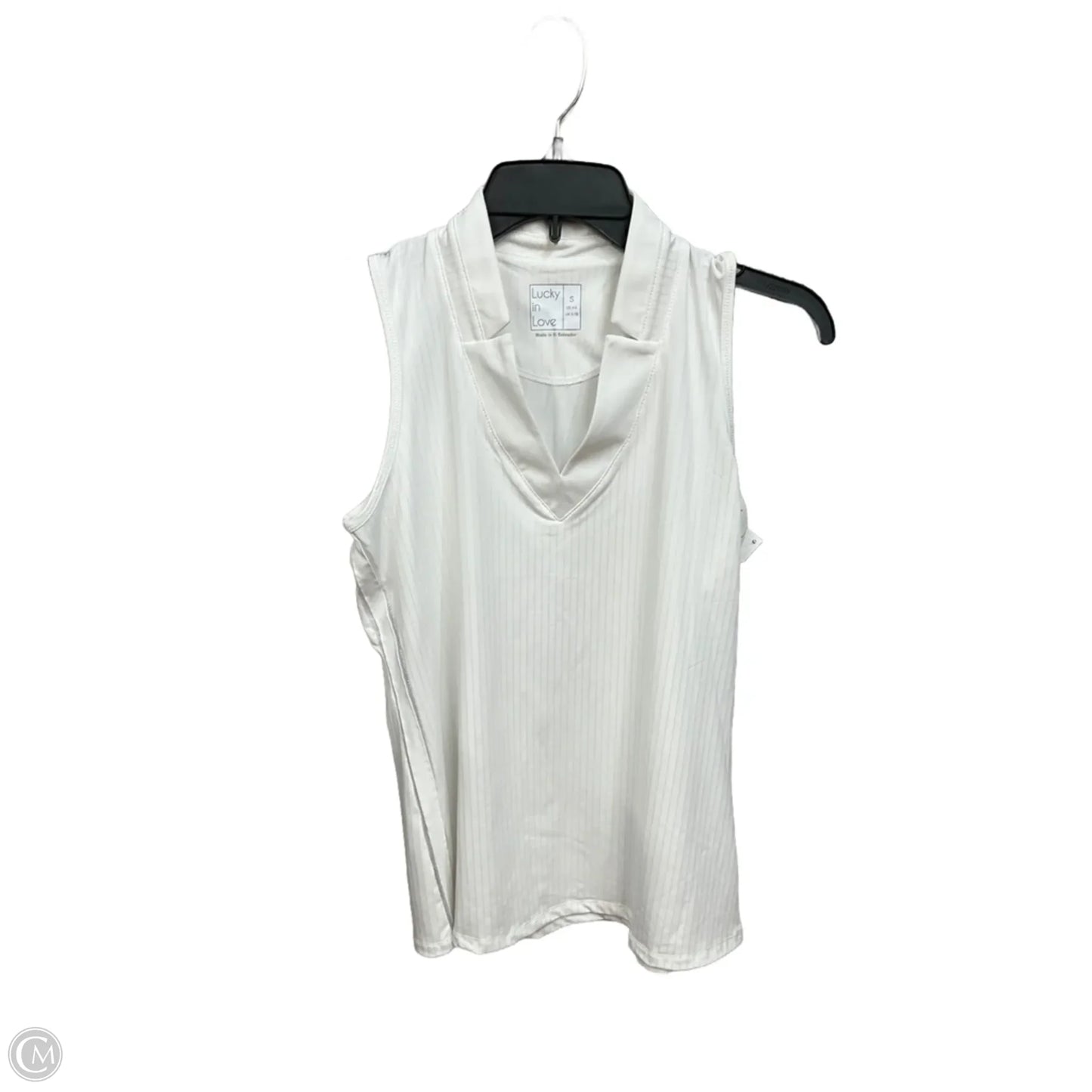 Athletic Tank Top By Lucky In Love In White, Size: S
