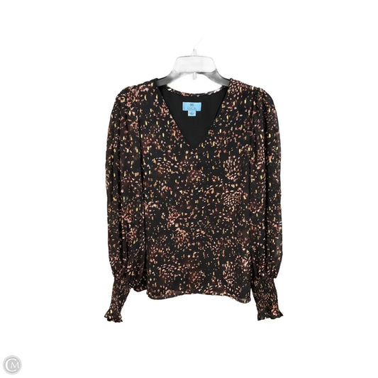 Top Long Sleeve By Cece In Multi-colored, Size: S