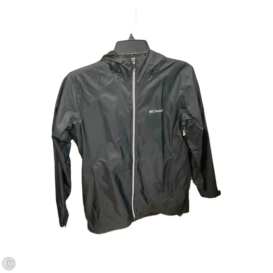 Jacket Windbreaker By Columbia In Black, Size: M