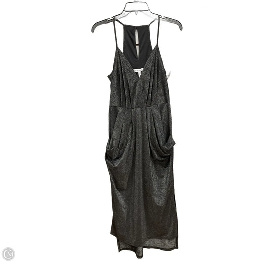 Dress Party Midi By Bcbgeneration In Black & Silver, Size: S