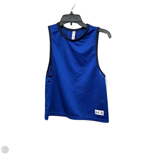 Athletic Tank Top By Under Armour In Blue, Size: Xs