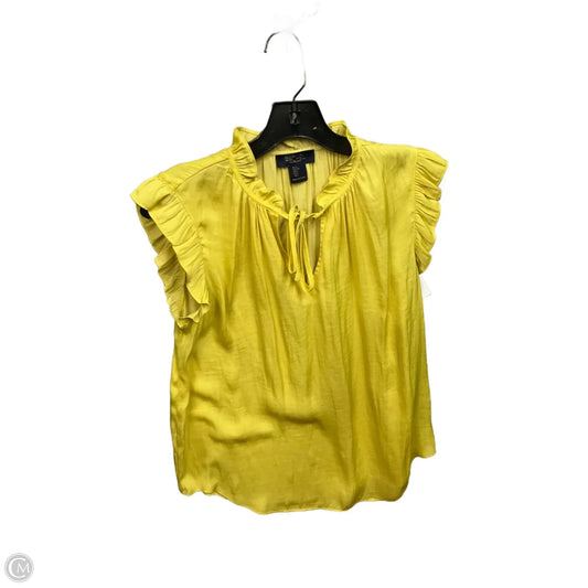 Top Sleeveless By Rachel Roy In Yellow, Size: S