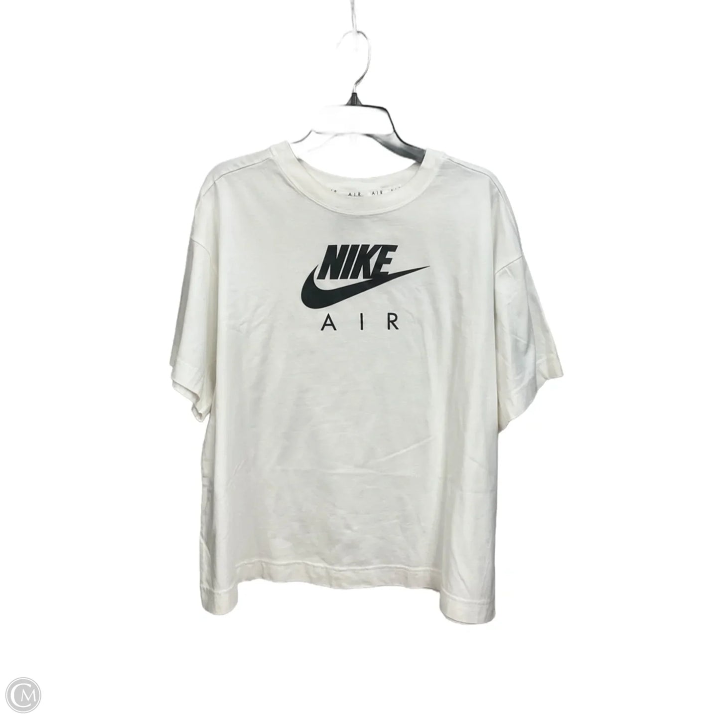 Top Short Sleeve Basic By Nike Apparel In White, Size: 1x