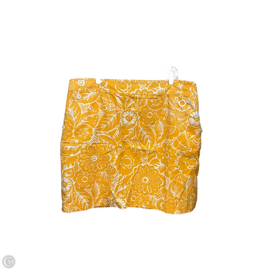 Skirt Mini & Short By Talbots In Floral Print, Size: 3x