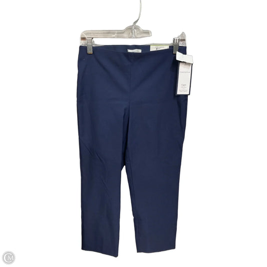Capris By Charter Club In Navy, Size: 4