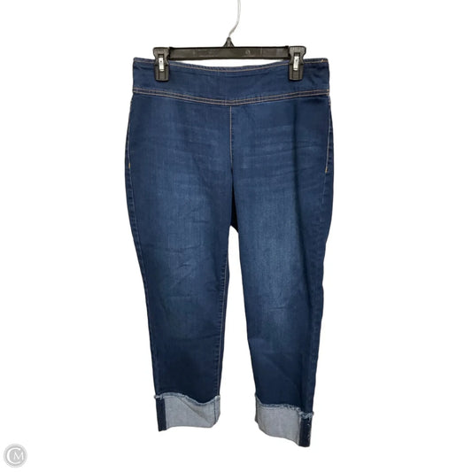 Jeans Straight By Inc In Blue Denim, Size: 4