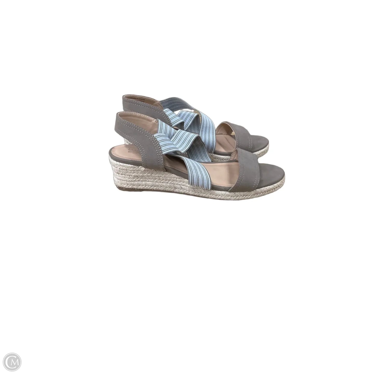 Sandals Heels Wedge By Market & Spruce In Tan, Size: 8