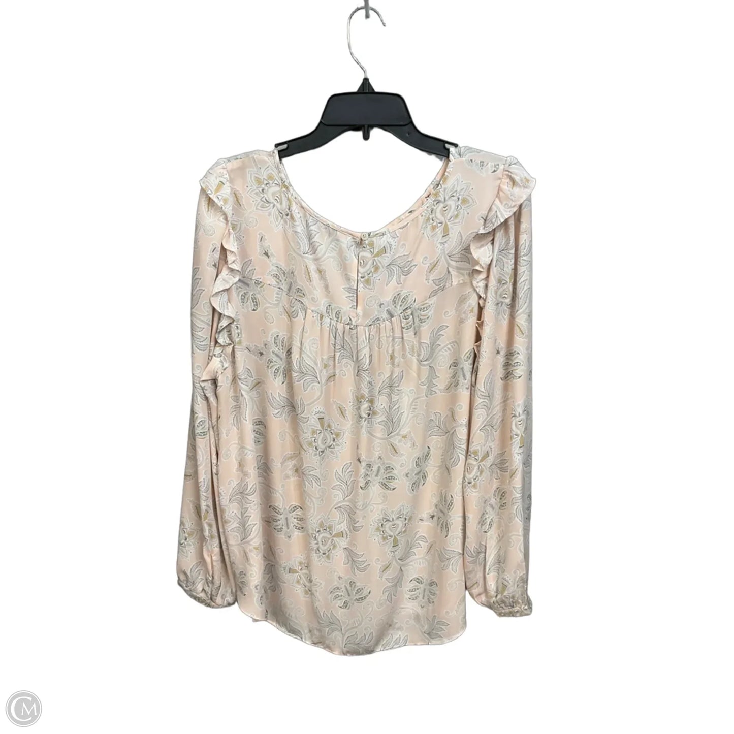 Top Long Sleeve By Loft In Floral Print, Size: Xxl