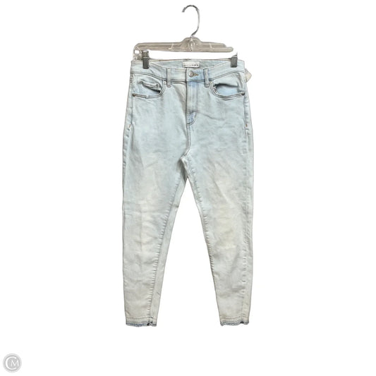 Jeans Skinny By Loft In Blue Denim, Size: 2