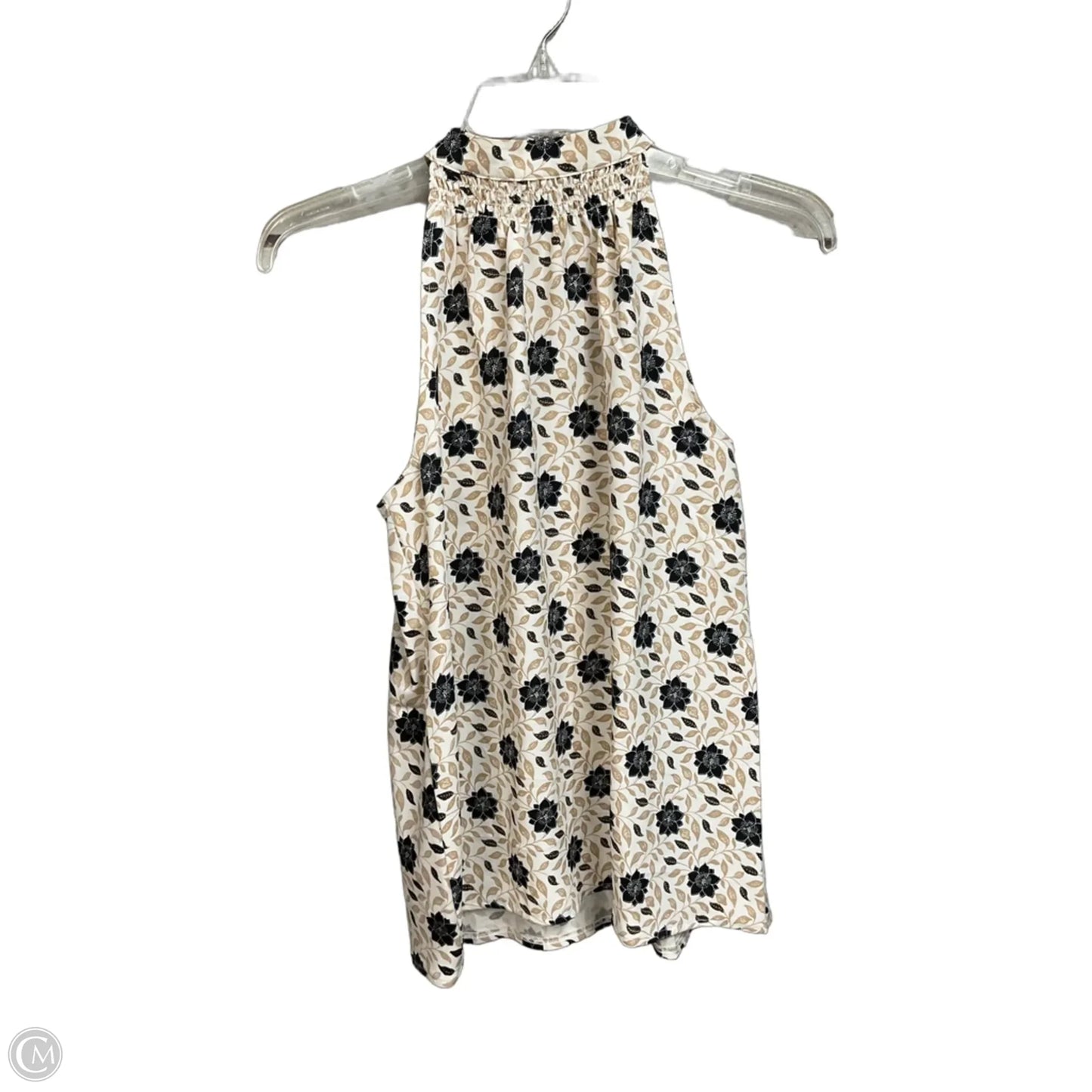 Top Sleeveless By Ann Taylor In Floral Print, Size: Xs
