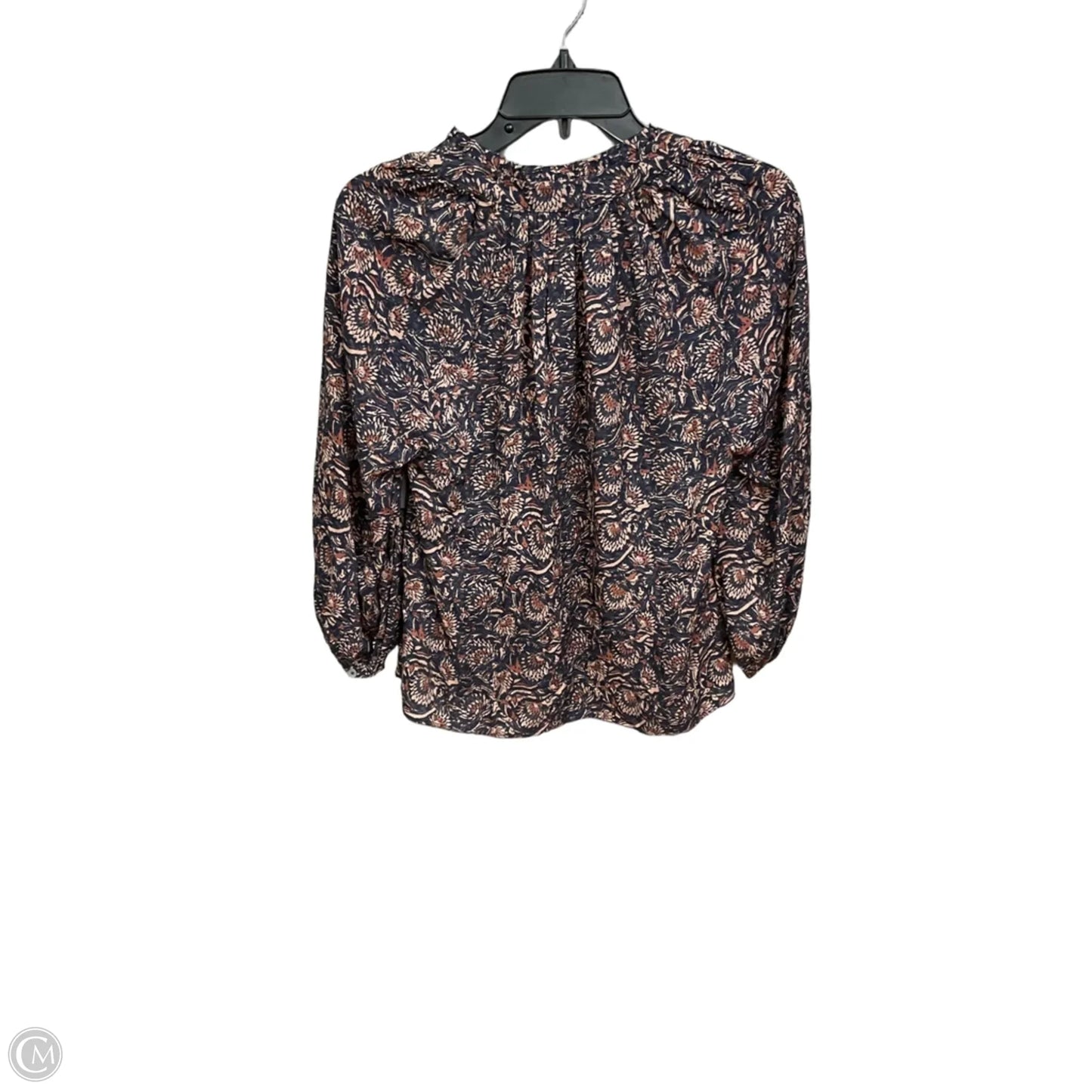 Top 3/4 Sleeve By Faherty In Floral Print, Size: Xs