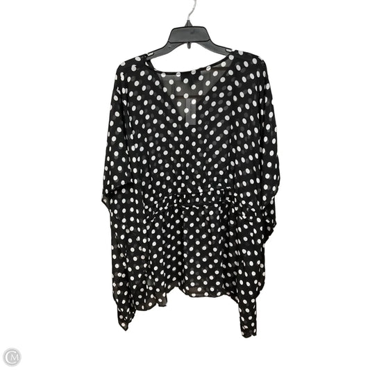 Top Short Sleeve By Lane Bryant In Polkadot Pattern, Size: 3x