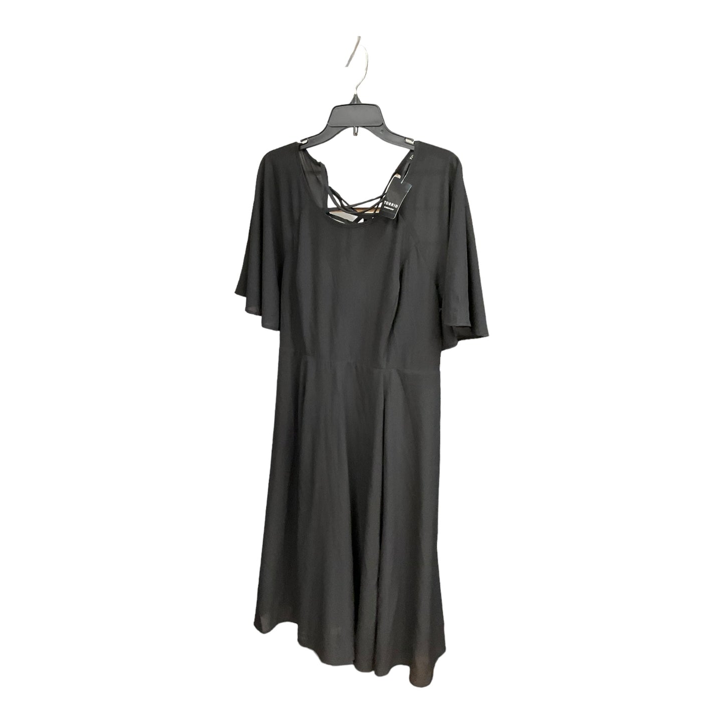 Black Dress Casual Midi Torrid, Size 1x