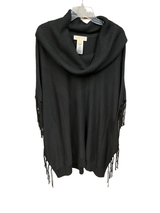 Black Poncho Michael By Michael Kors, Size 1x