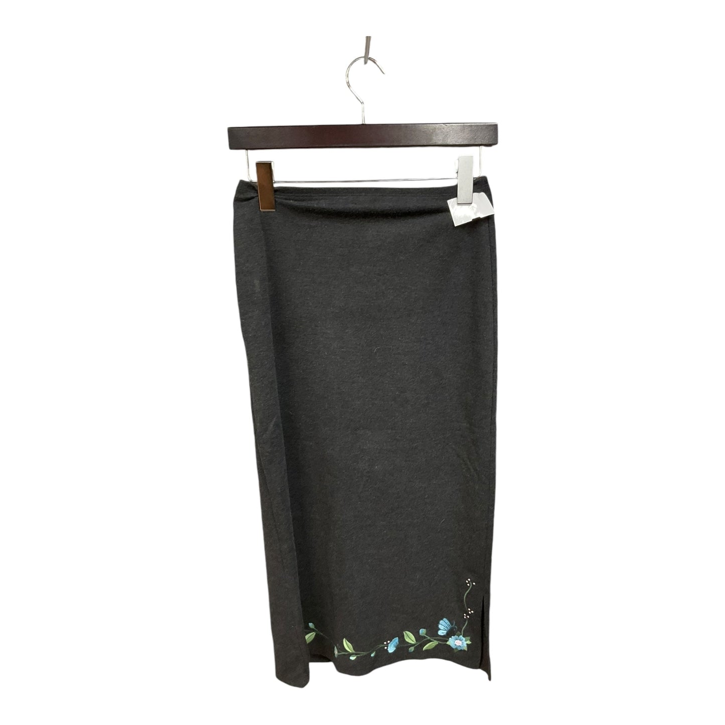 Skirt Midi By Gap In Grey, Size: Xl