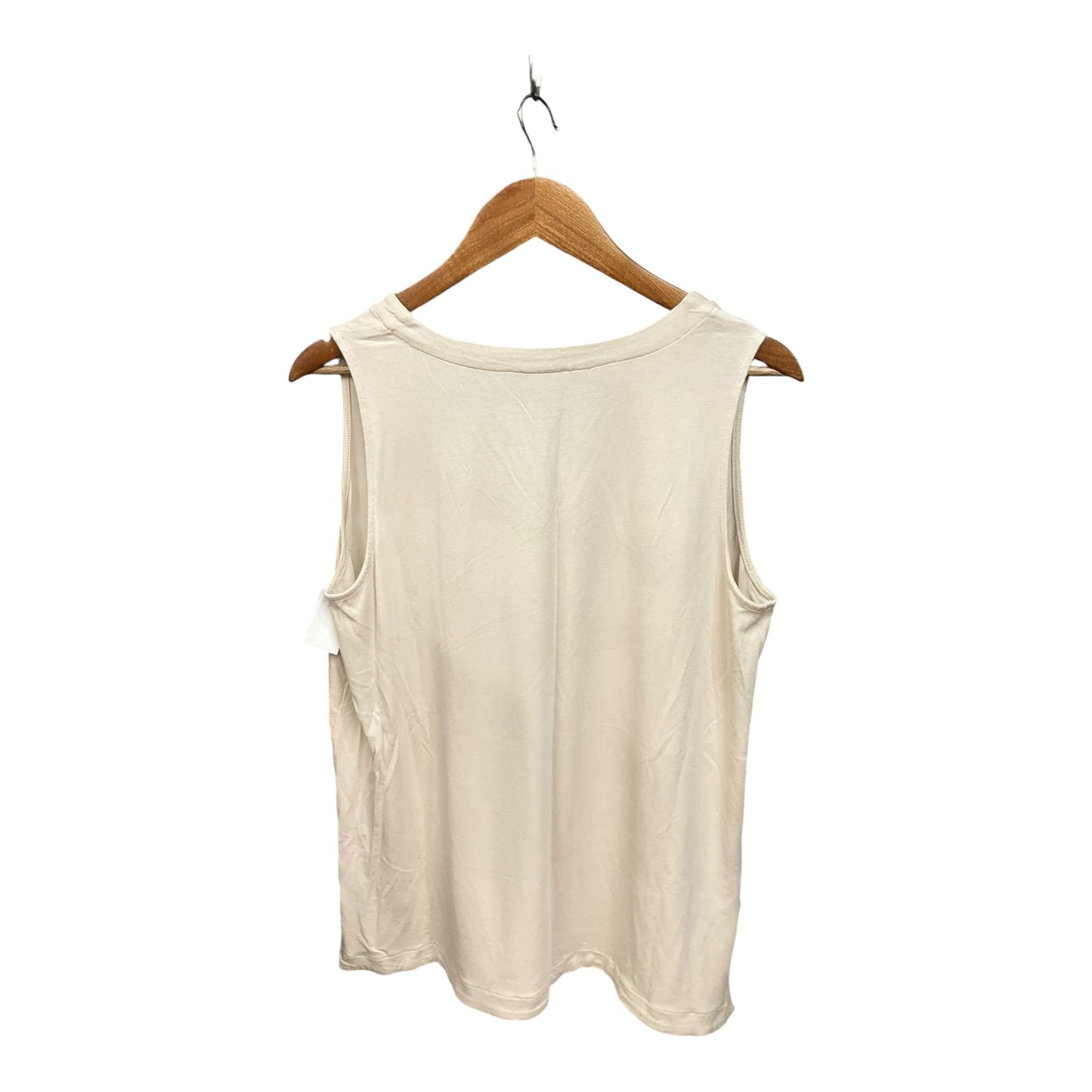 Top Sleeveless Basic By J. Jill In Tan, Size: L