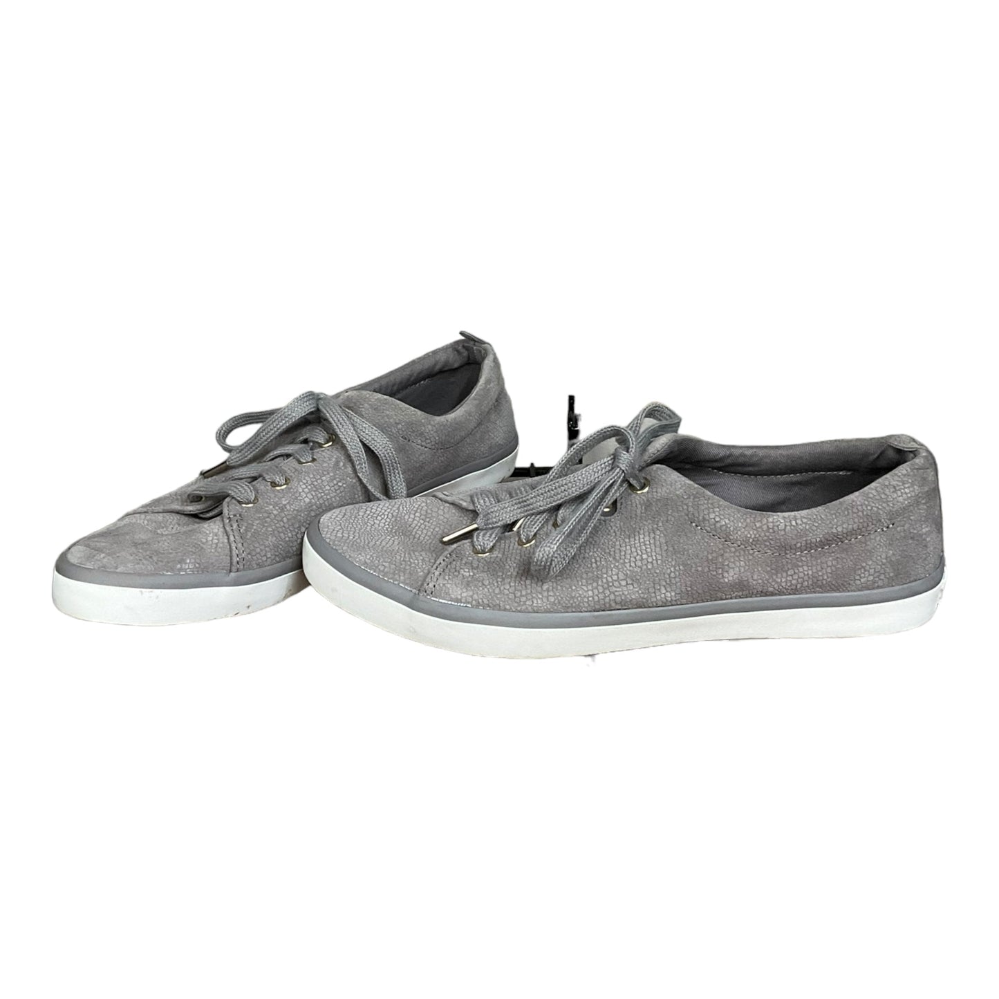 Grey Shoes Flats Sperry, Size 9