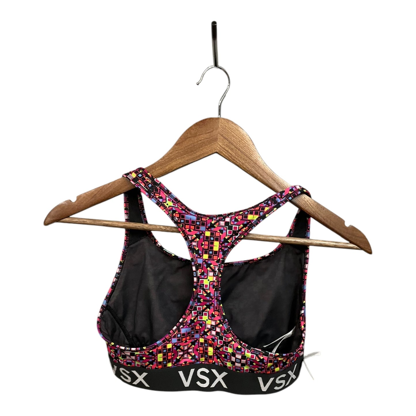 Athletic Bra By Victorias Secret In Geometric Pattern, Size: M