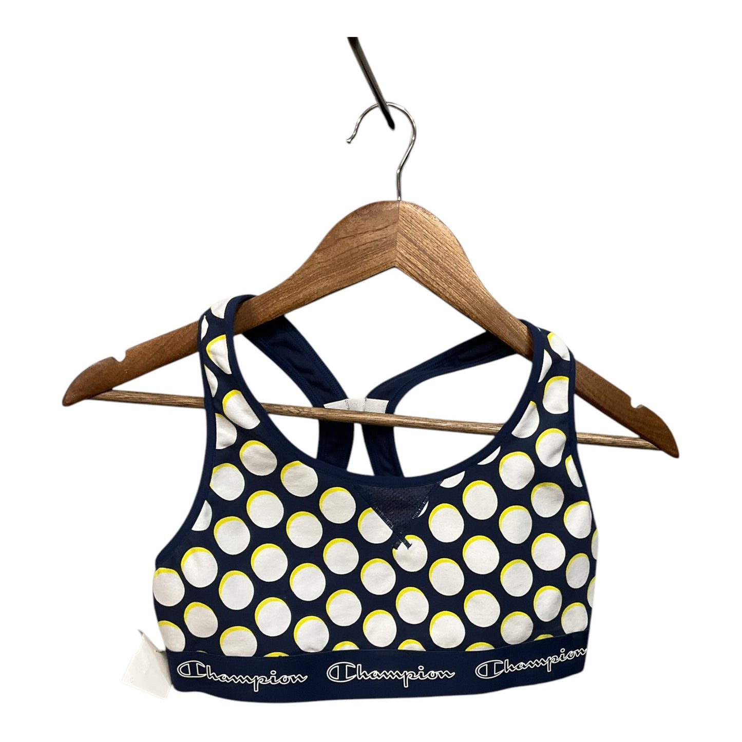 Athletic Bra By Champion In Polkadot Pattern, Size: M