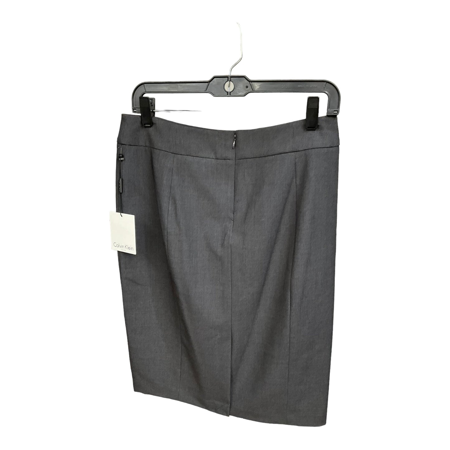 Grey Skirt Midi Calvin Klein, Size 8