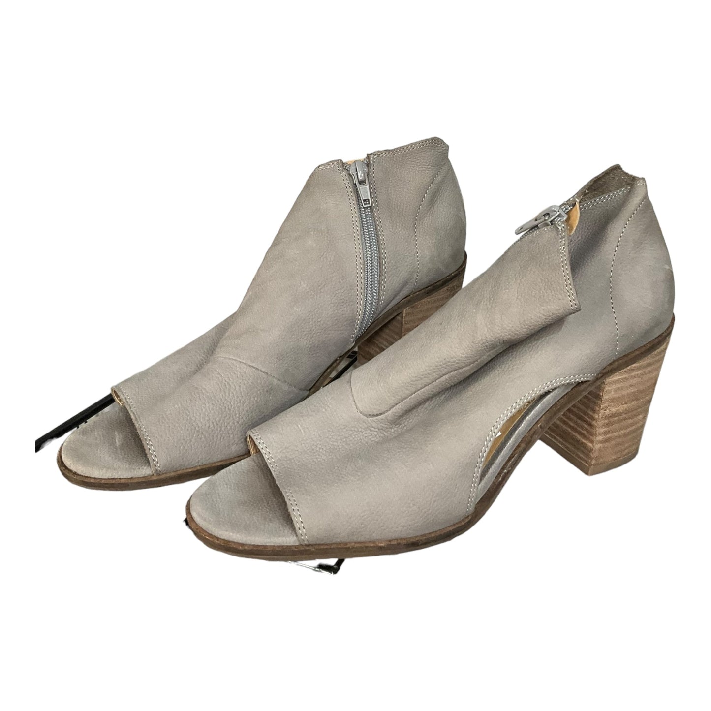 Boots Ankle Heels By Lucky Brand In Beige, Size: 8.5