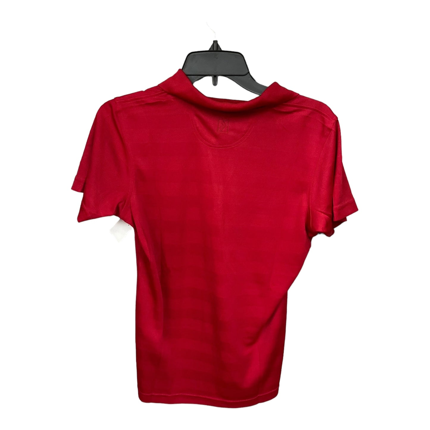 Red Athletic Top Short Sleeve Everyday Comfort, Size Xs