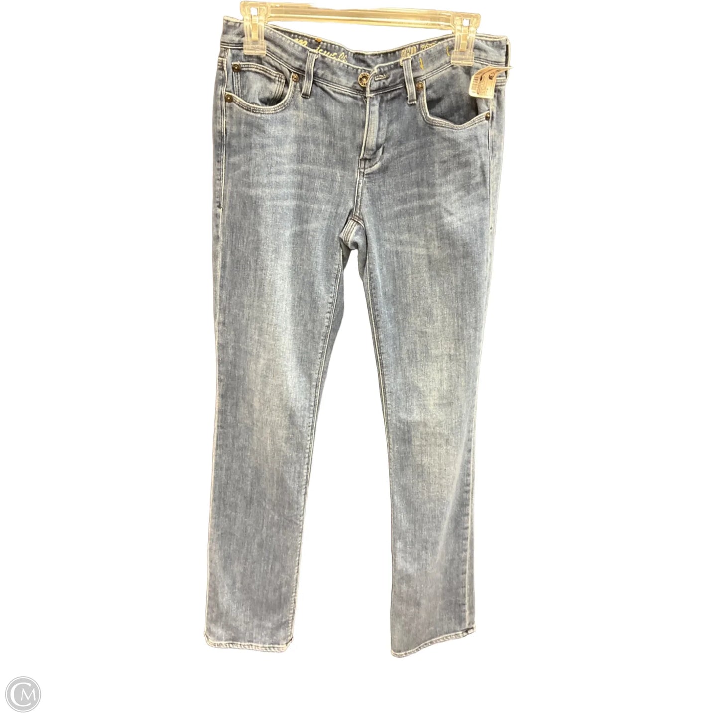 Jeans Straight By Madewell In Blue Denim, Size: 6