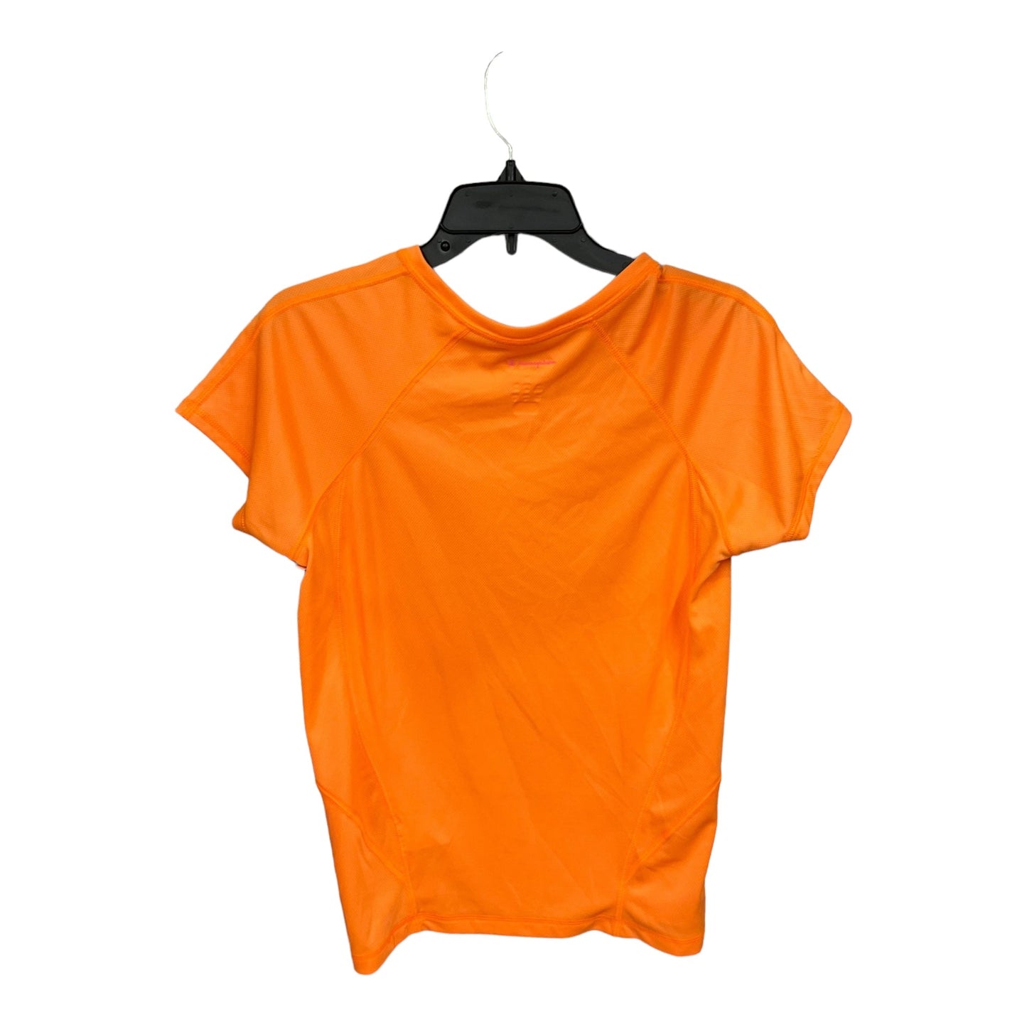 Orange Athletic Top Short Sleeve Champion, Size M