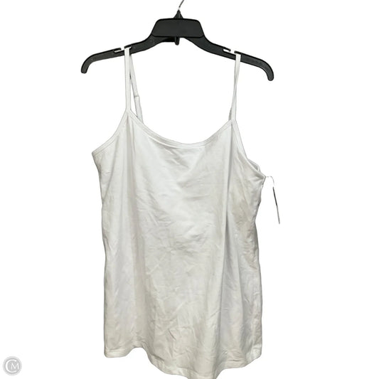 Athletic Tank Top By Torrid In White, Size: 2x