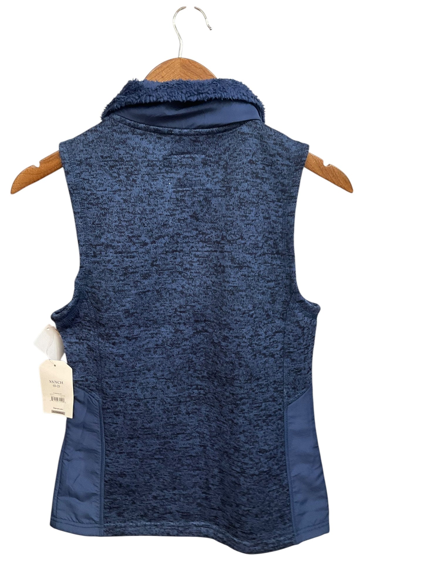 Vest Other By Faded Glory In Black & Blue, Size: Xs