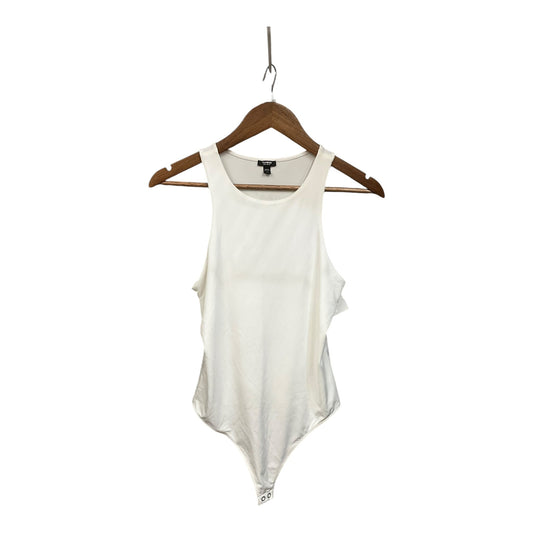 Bodysuit By Express In White, Size: M