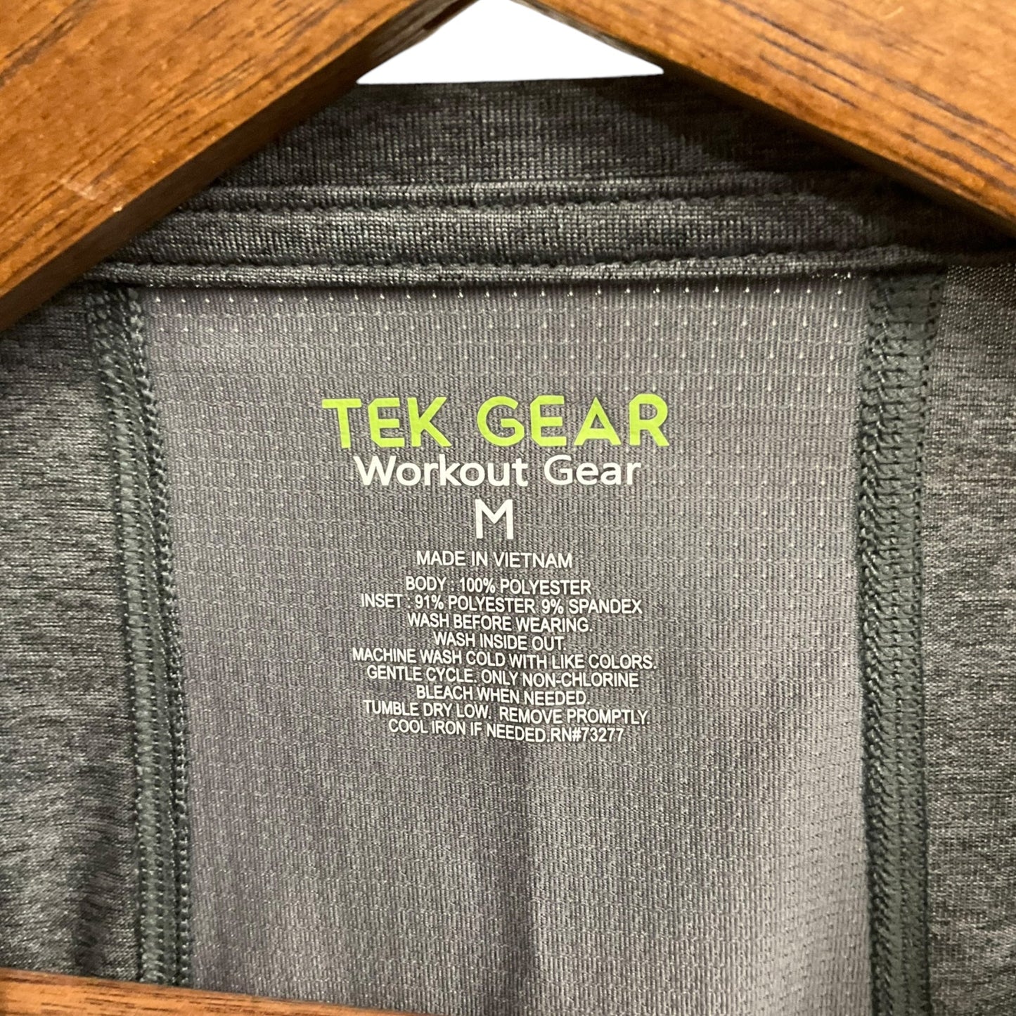 Athletic Tank Top By Tek Gear In Grey, Size: M