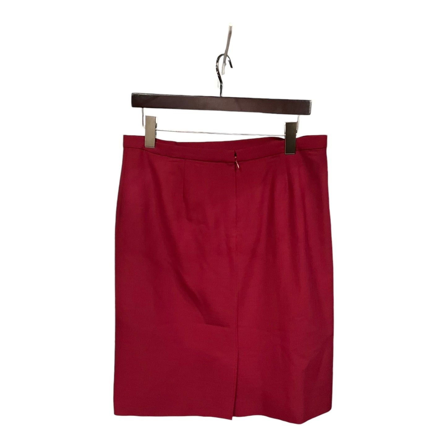 Skirt Midi By Anne Klein In Red, Size: 10