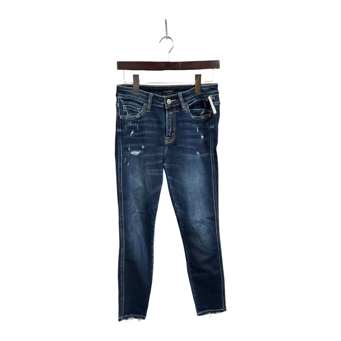 Jeans Straight By Flying Monkey In Blue Denim, Size: 4