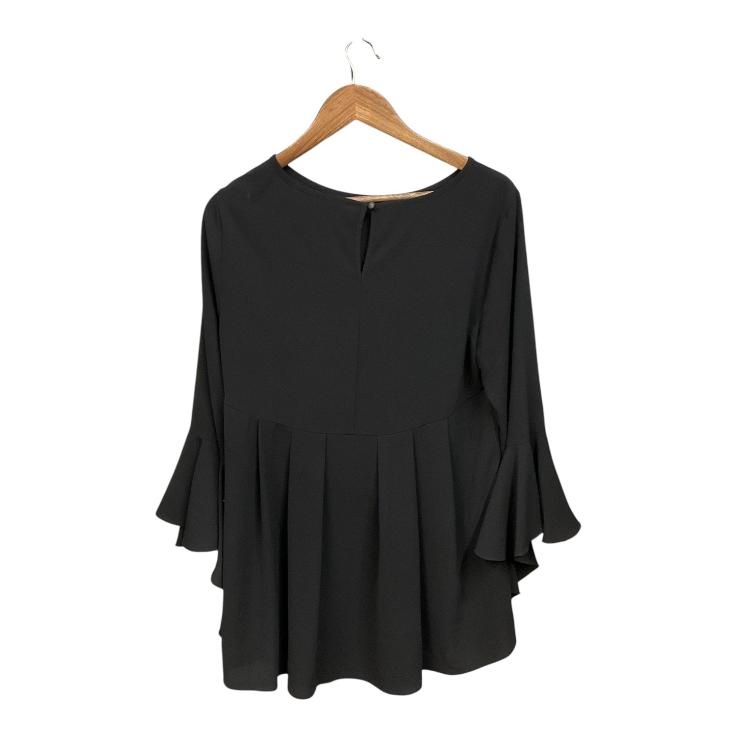 Top Long Sleeve By Vince Camuto In Black, Size: S