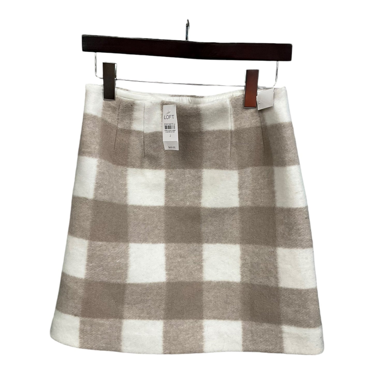 Skirt Mini & Short By Loft In Plaid Pattern, Size: Xs