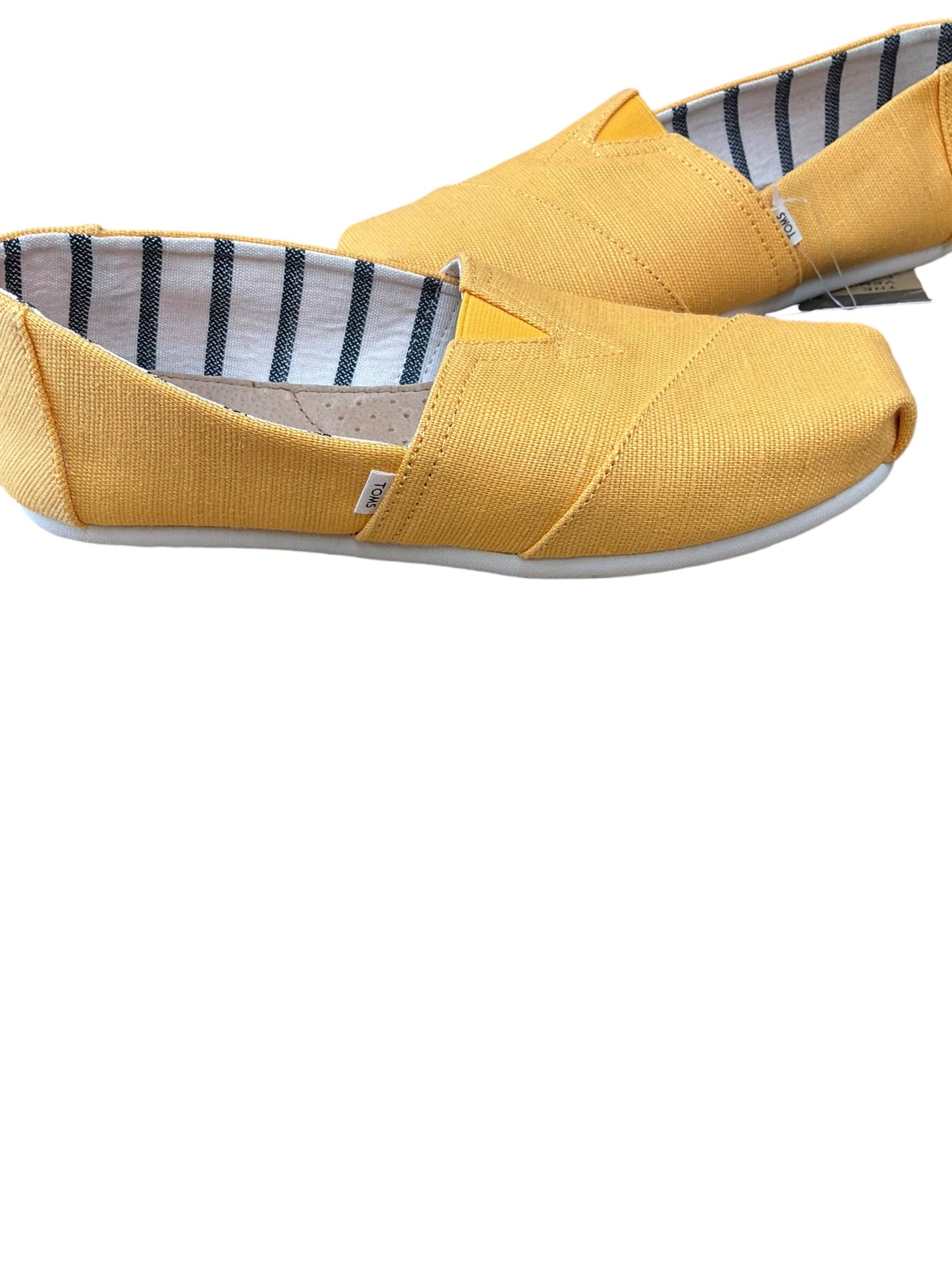 Shoes Flats By Toms In Yellow, Size: 9