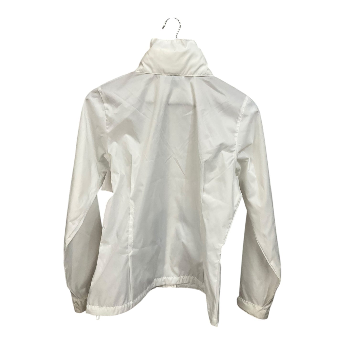 Jacket Windbreaker By Columbia In White, Size: S