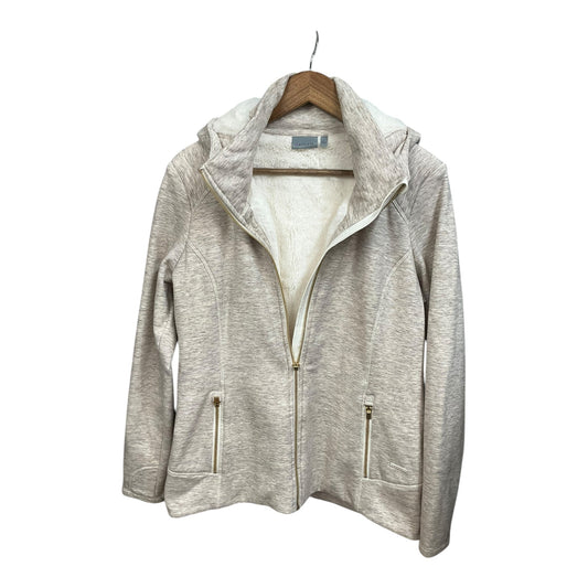 Athletic Jacket By Athleta In Beige, Size: L