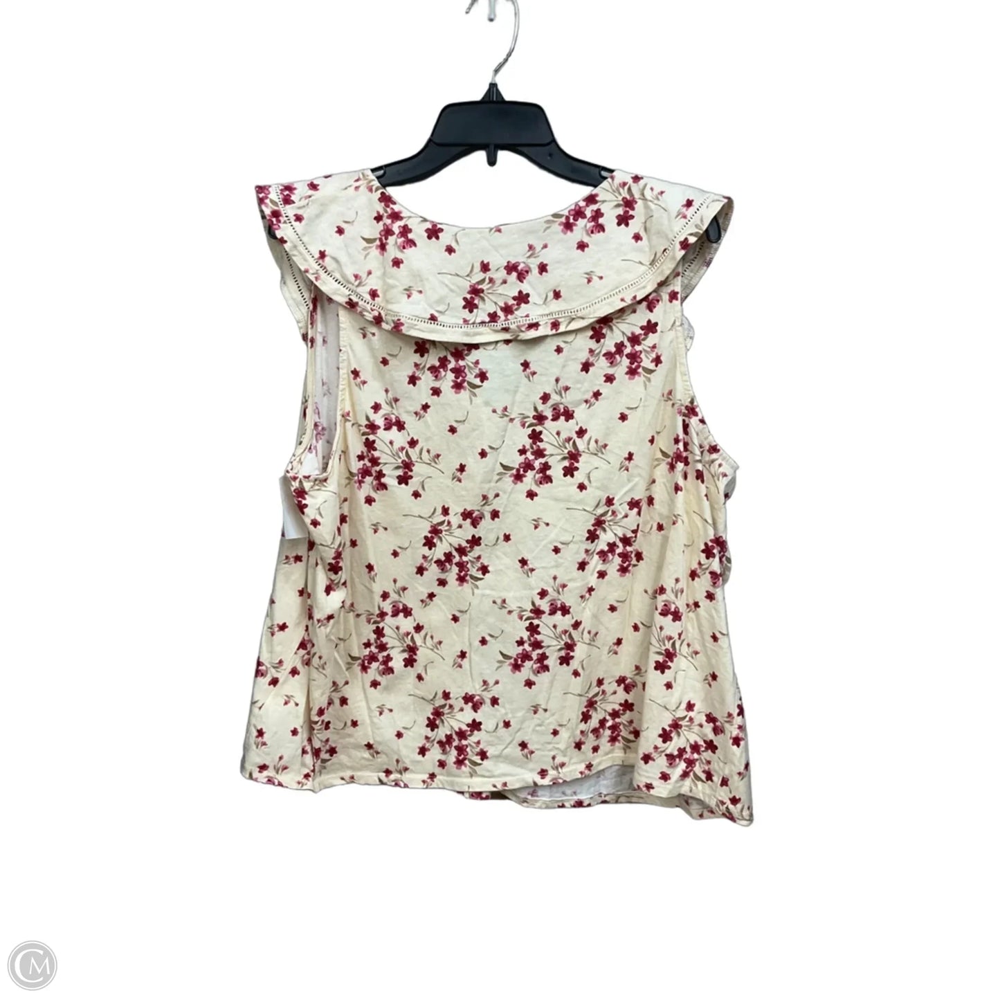 Tank Top By Lands End In Yellow, Size: 2x