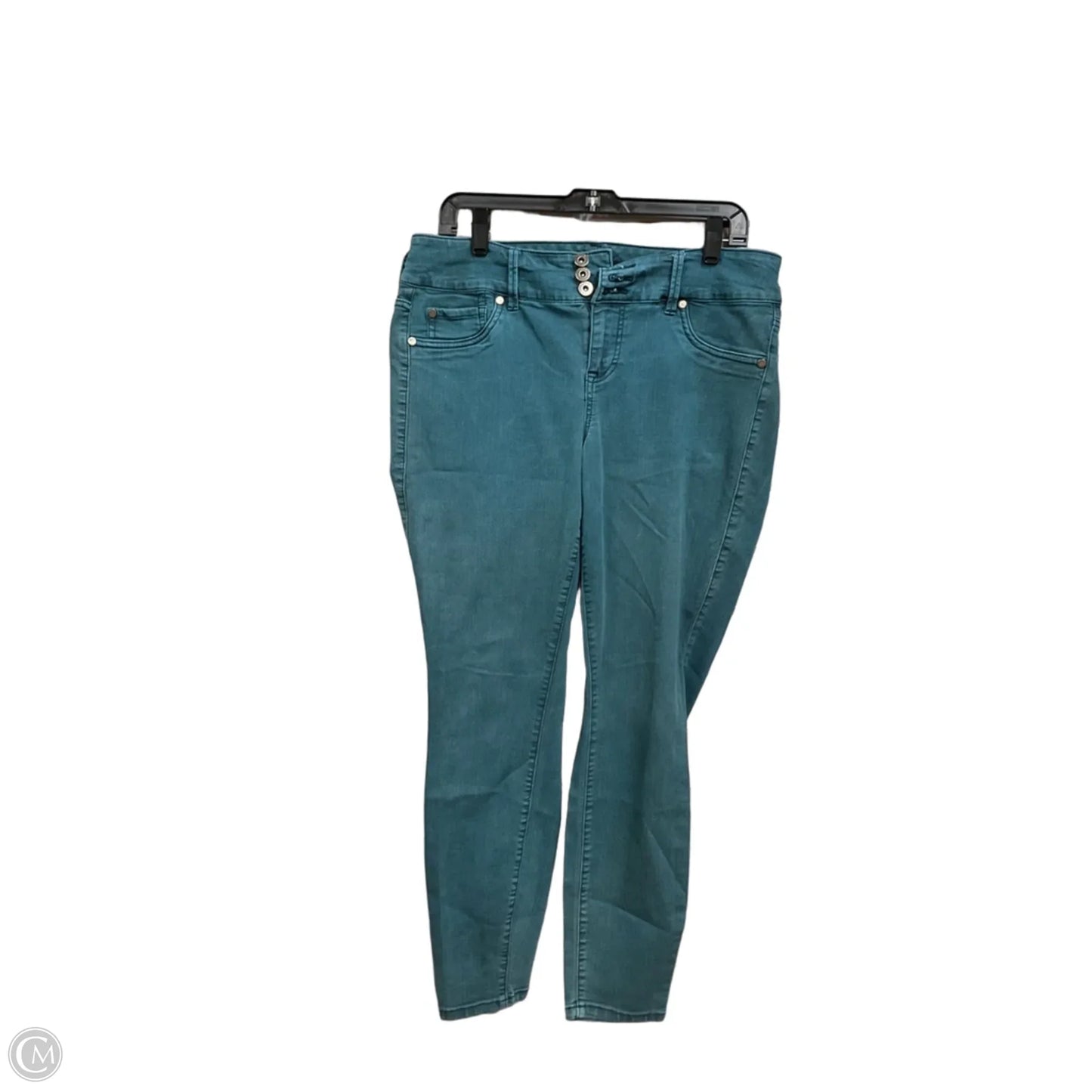 Jeans Skinny By Torrid In Teal, Size: 14