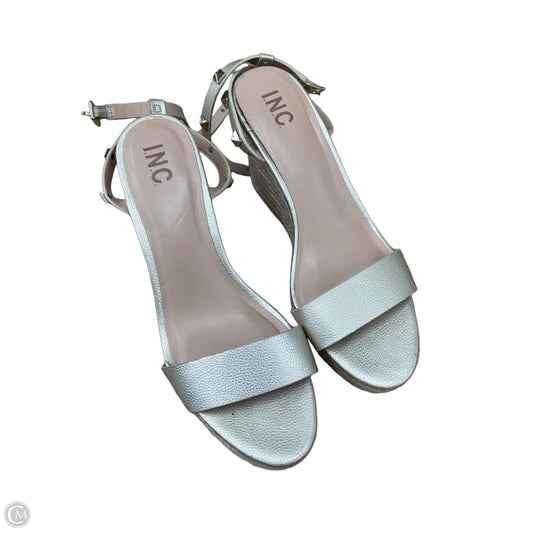 Shoes Heels Wedge By Inc In Tan, Size: 10